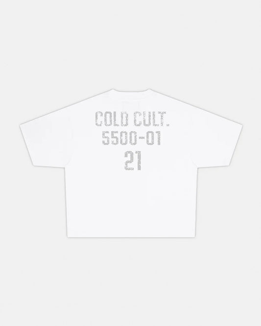 Cold Culture boarding tee white