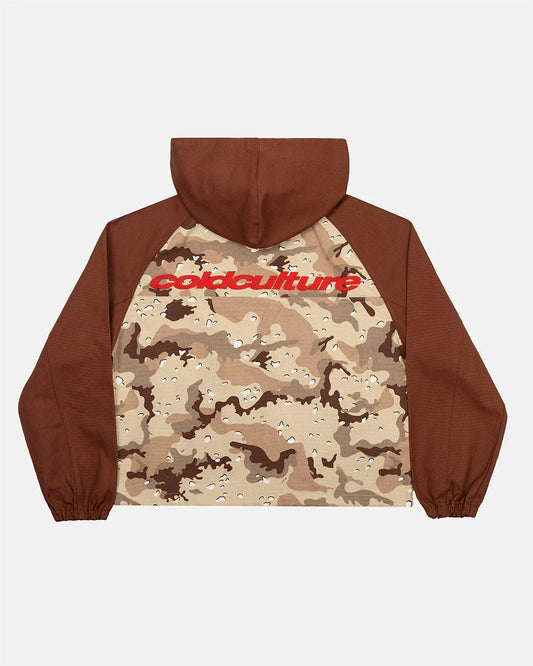 Cold Culture chipped camo jacket brown & camo