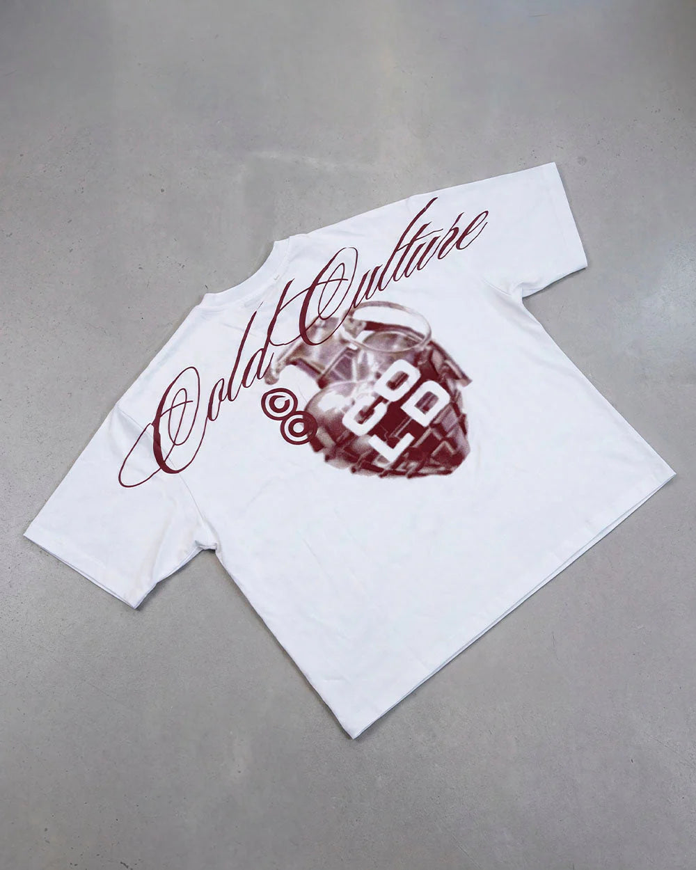 Cold Culture cold hearts tee white