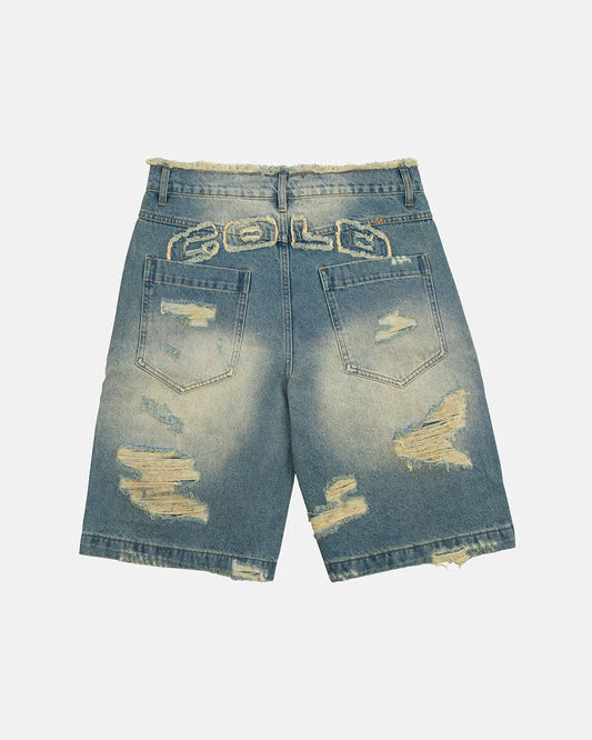 Cold Culture disrupt shorts light blue