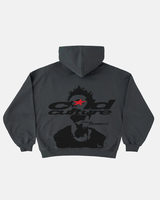 Cold Culture rebel hoodie grey