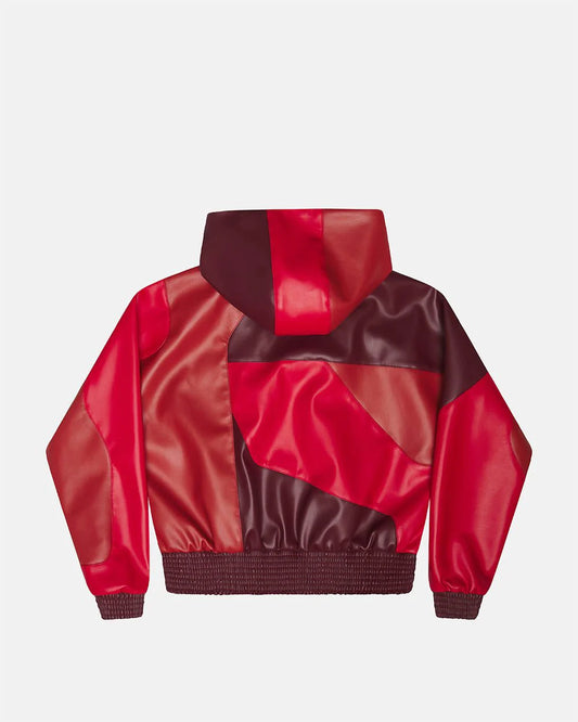 Cold Culture route jacket red and burgundy
