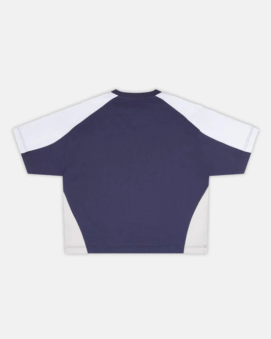 Cold Culture speed spoke tee blue