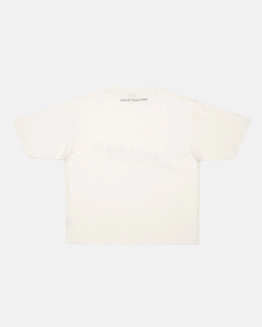 Cold Culture stars tee ivory white