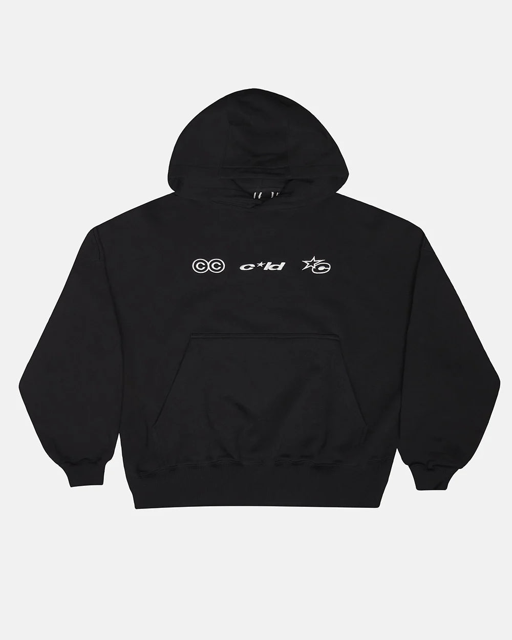 Cold Culture vertical hoodie black