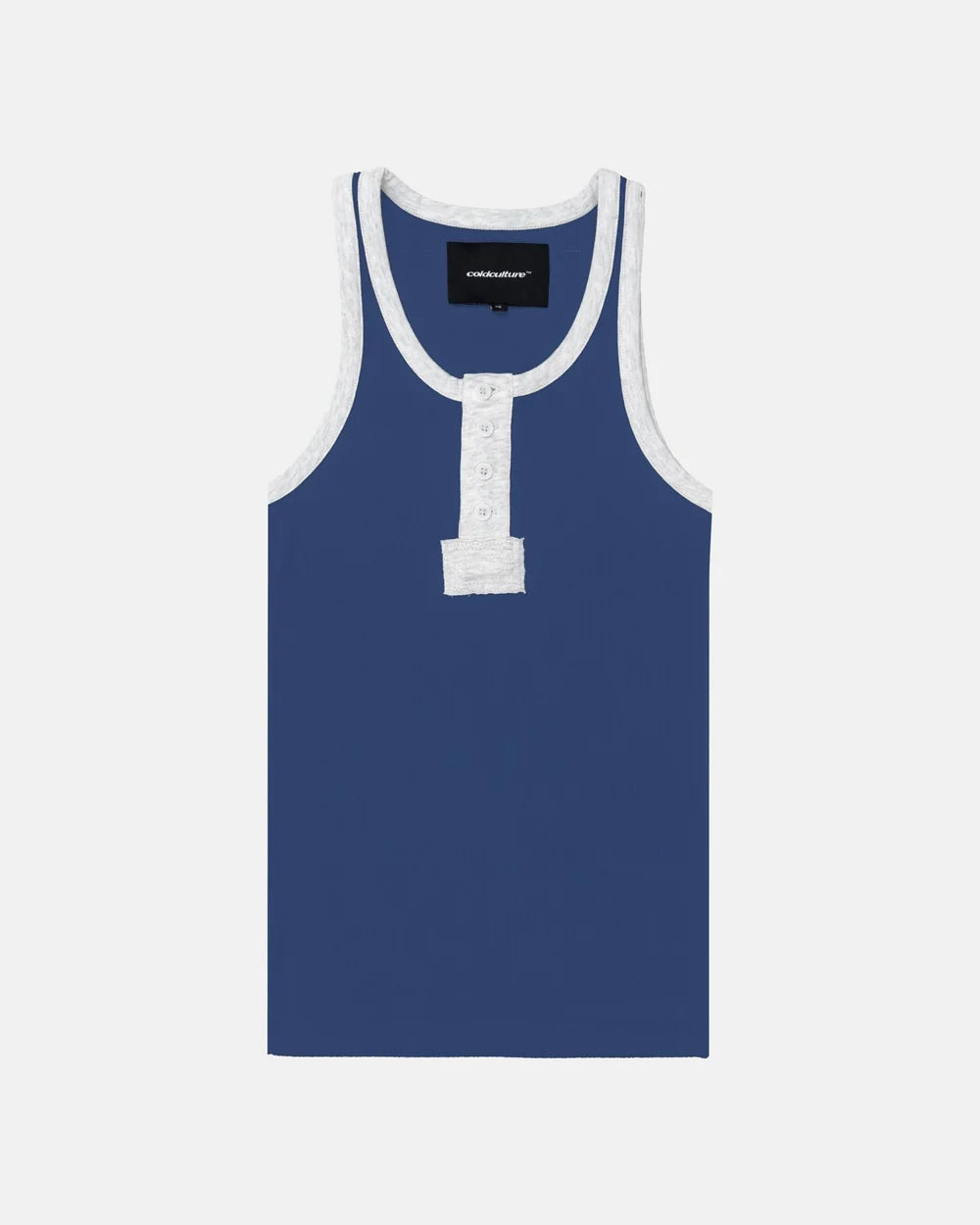 Cold Culture always moving tank top navy