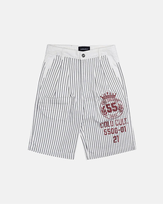 Cold Culture armed sailor v2 shorts white