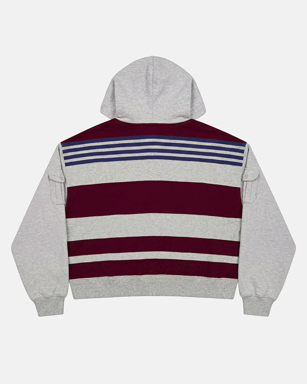 Cold Culture bait zip knit hoodie heather grey