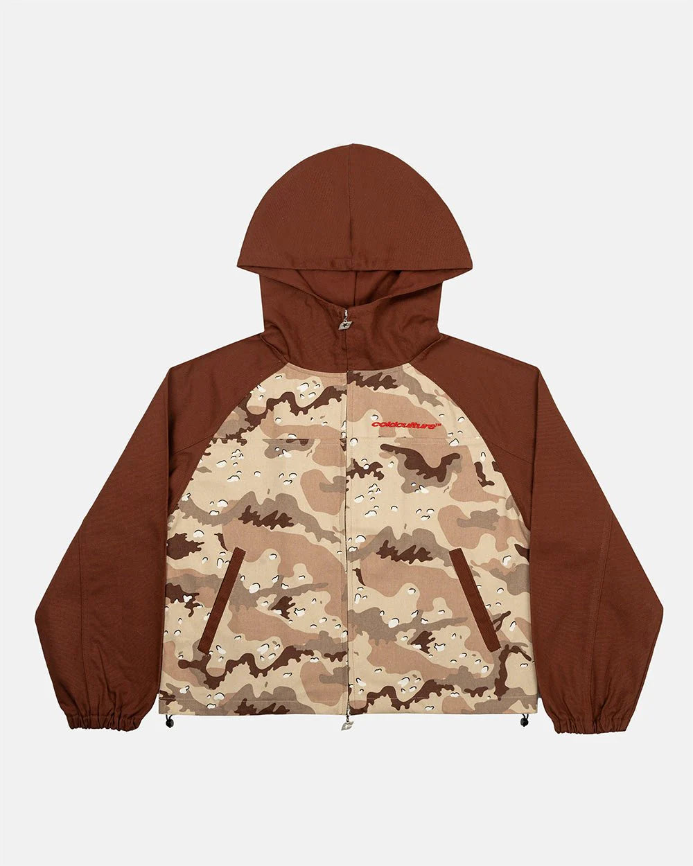 Cold Culture chipped camo jacket brown & camo