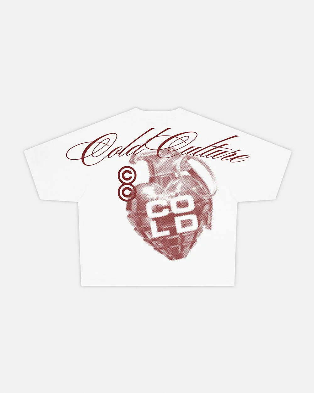Cold Culture cold hearts tee white