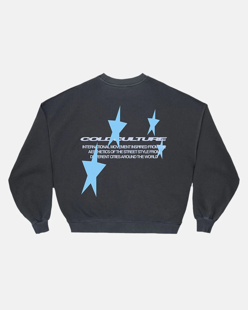 Cold Culture cosmos arc crewneck india ink