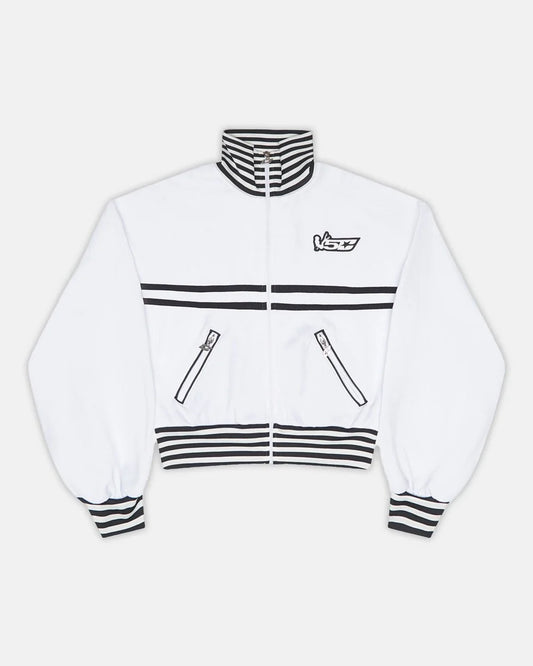 Cold Culture court jacket white and black
