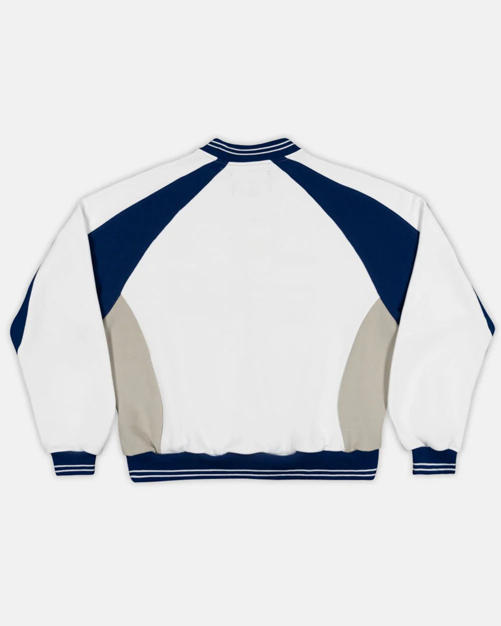 Cold Culture cowboy varsity crewneck white/blue