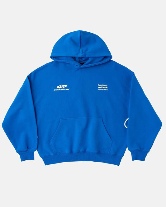 Cold Culture defense hoodie electric blue