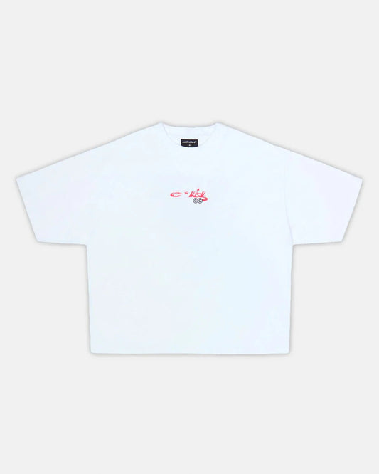 Cold Culture demon tee white