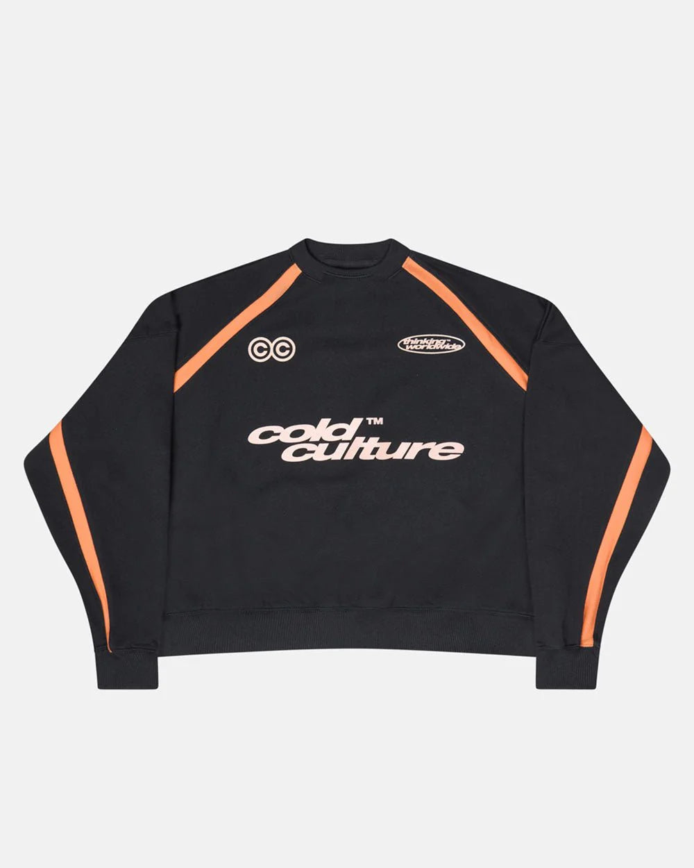 Cold Culture detailed crewneck black