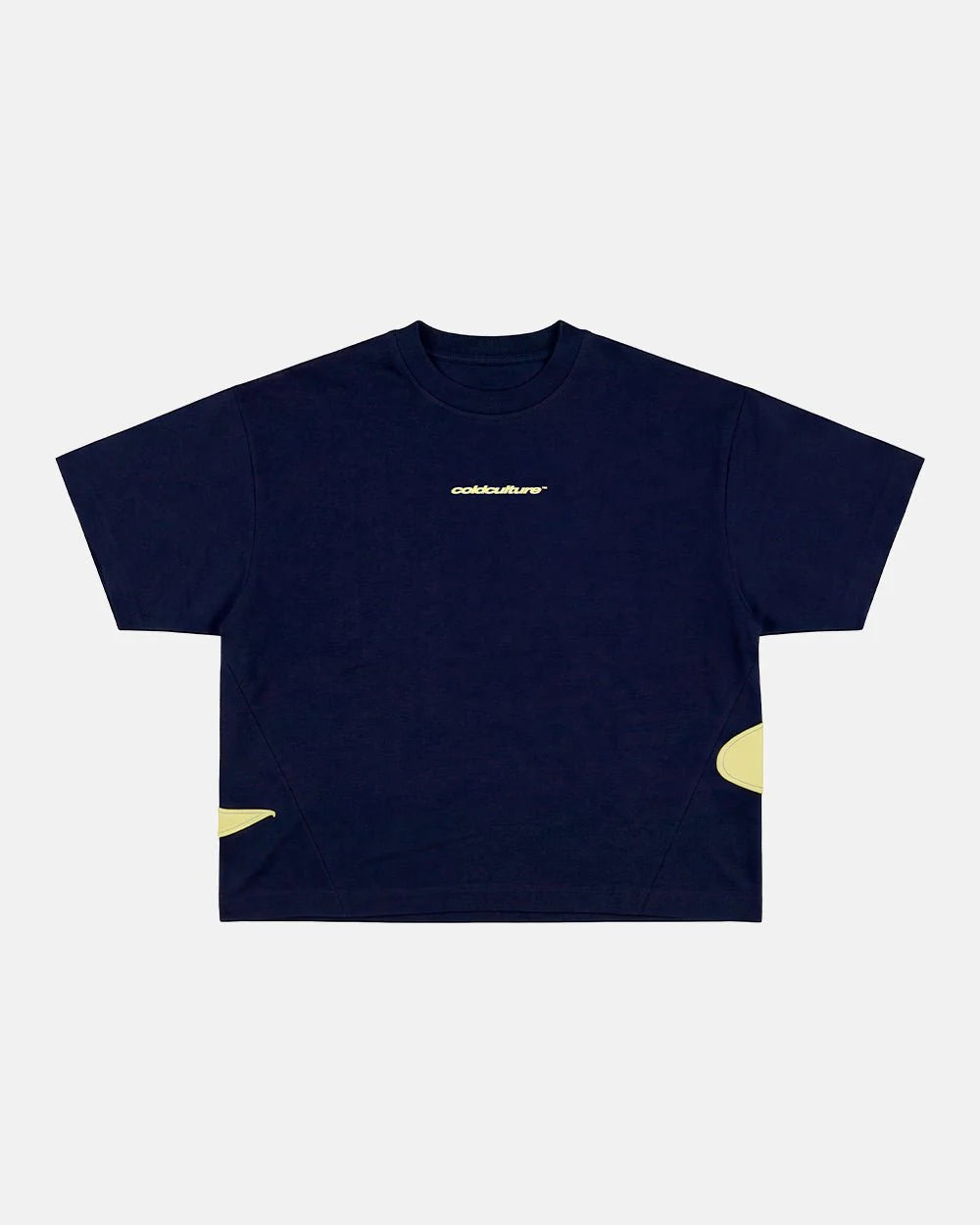 Cold Culture distress defense tee navy