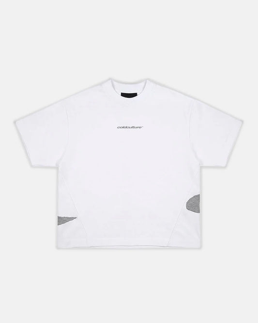 Cold Culture distress defense tee white