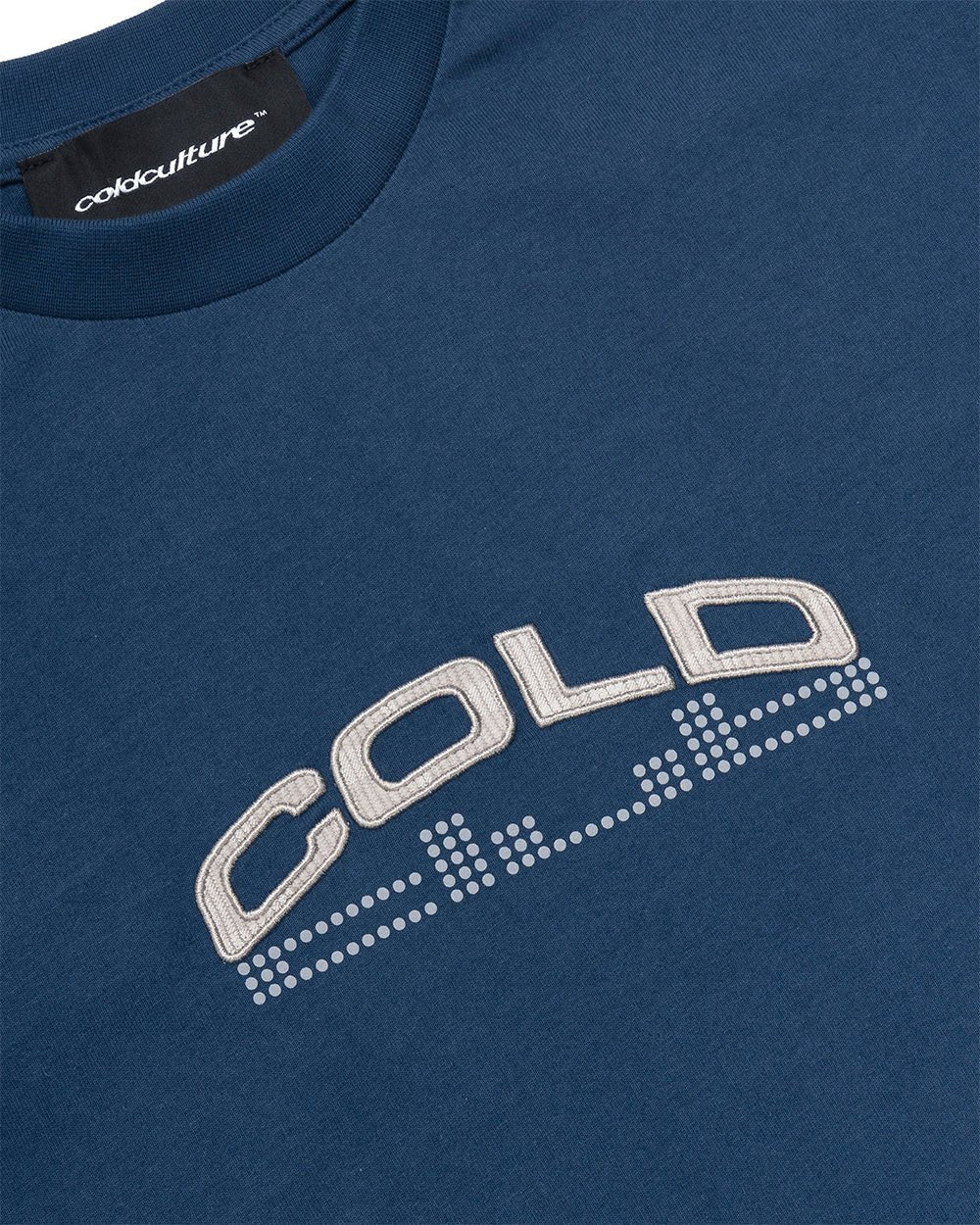 Cold Culture dots club tee blue