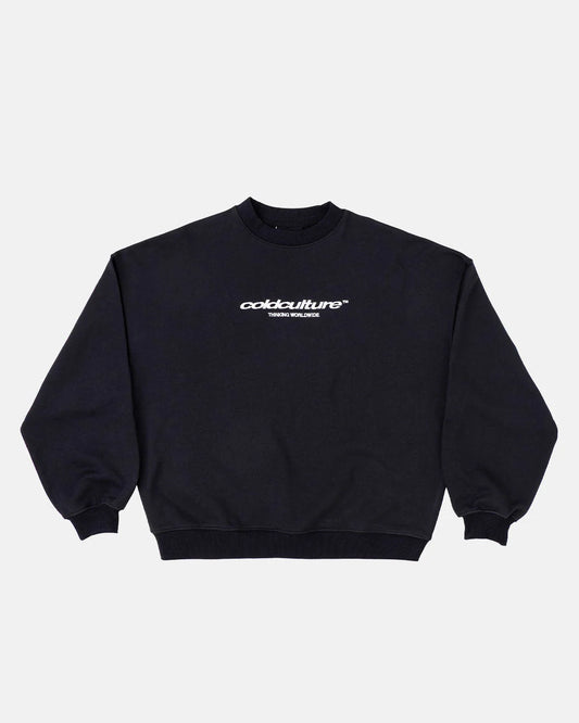Cold Culture essential crewneck black