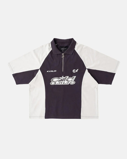 Cold Culture extreme polo iron grey