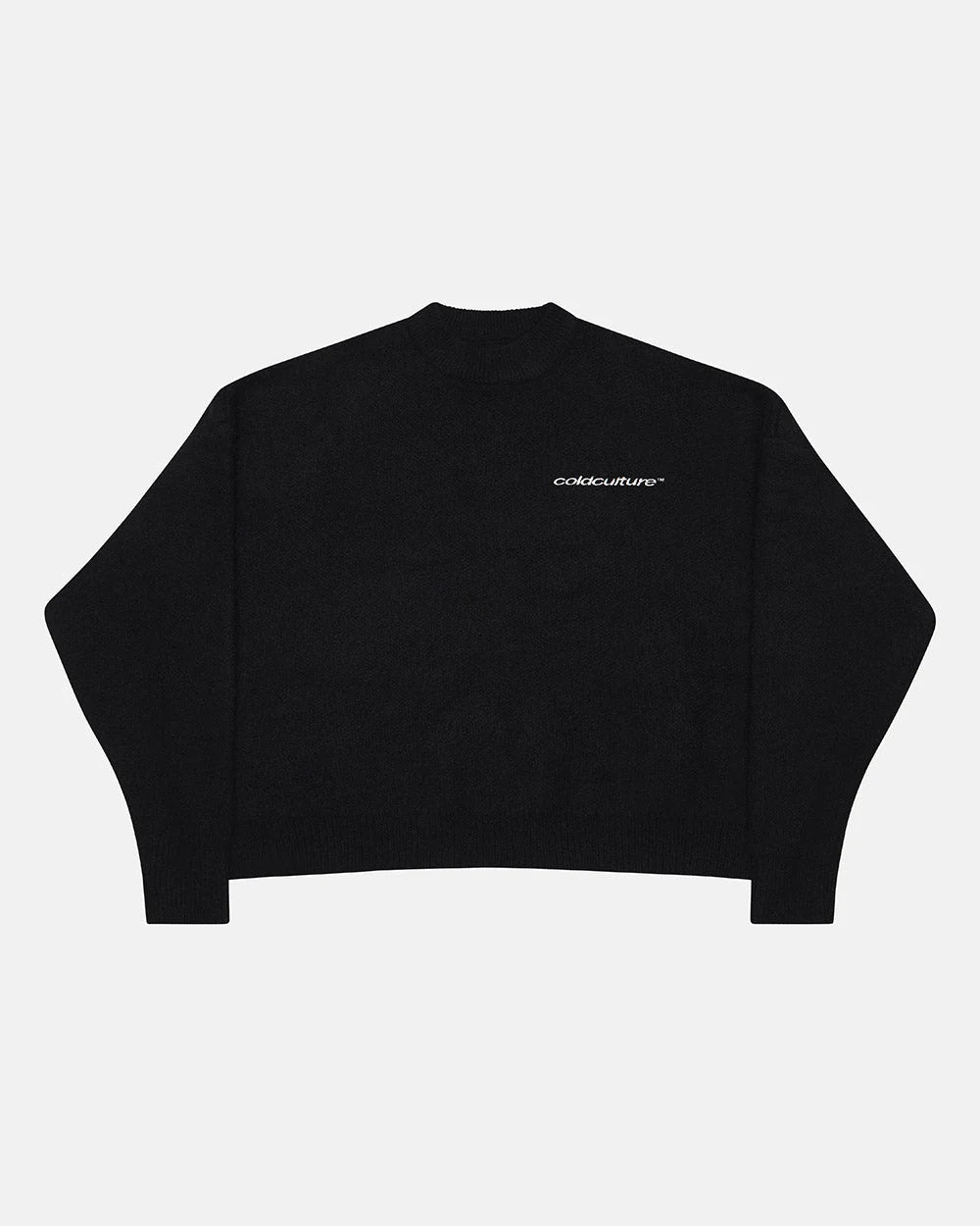 Cold Culture fluffy fur knit black