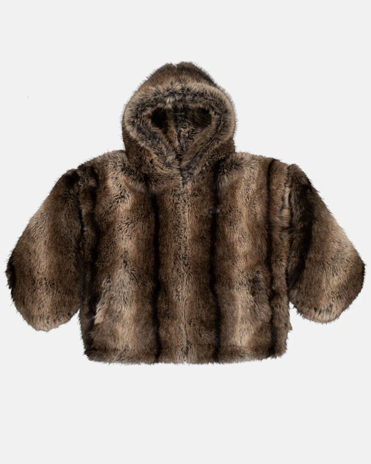 Cold Culture fur hoodie jacket