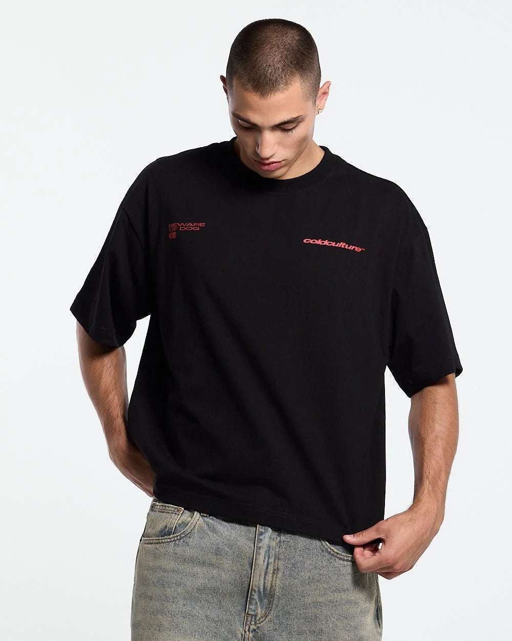 Cold Culture ghost drive tee black