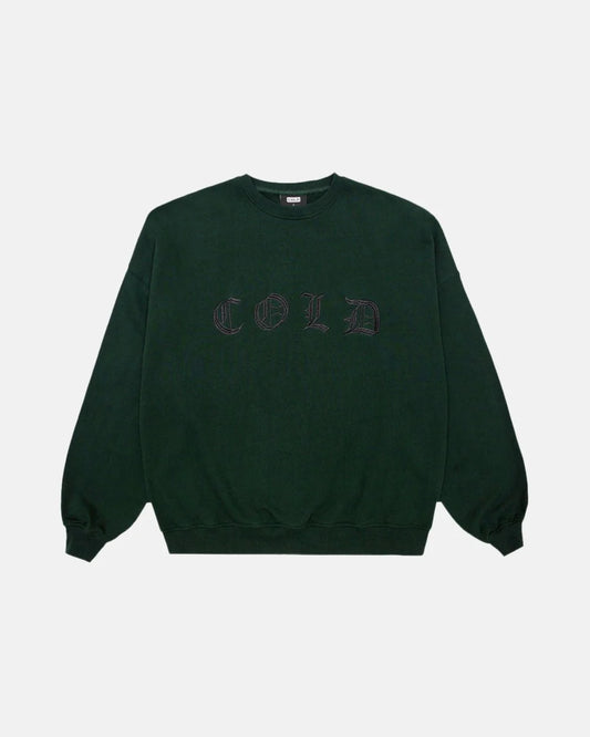 Cold Culture gothic crewneck opal green