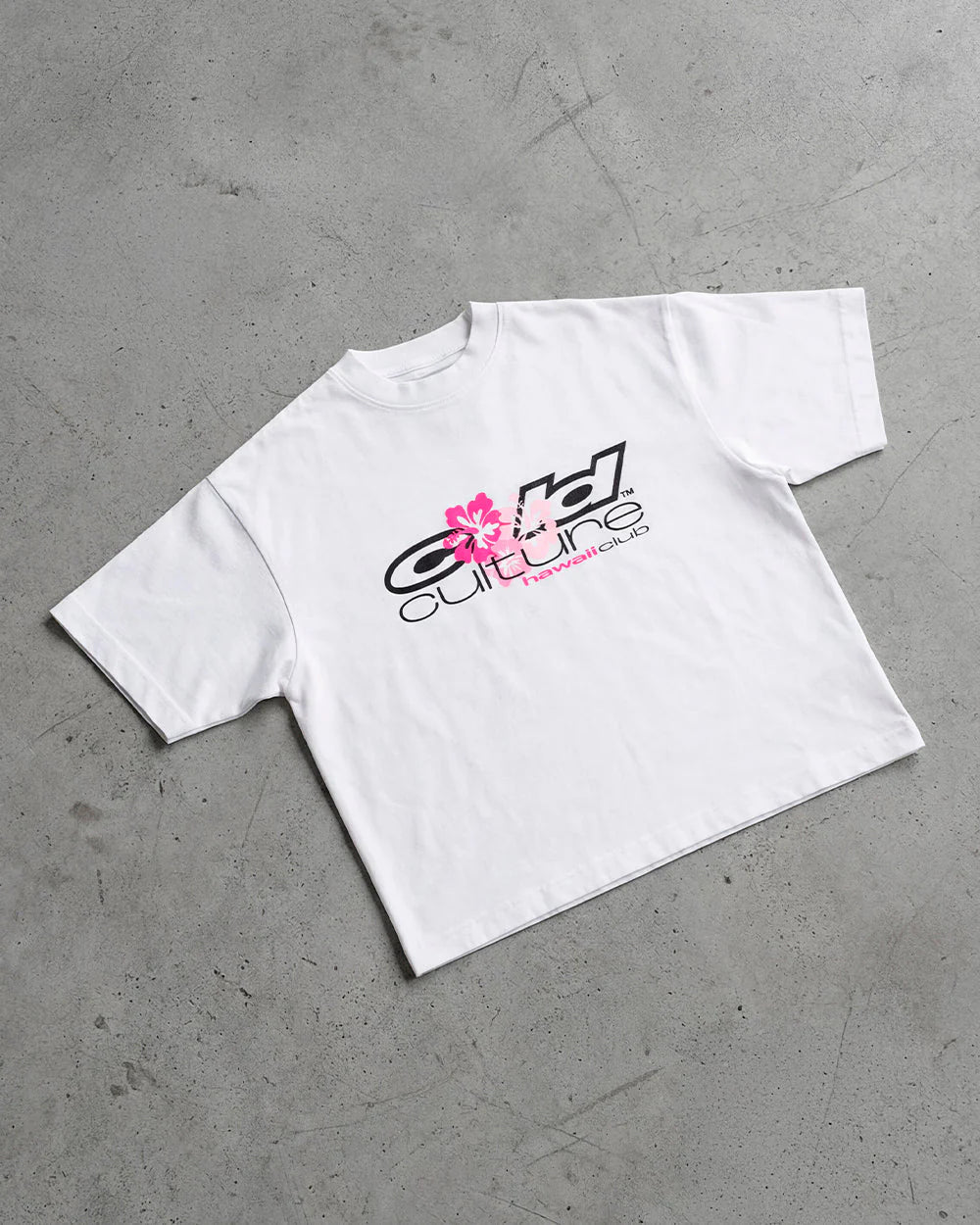 Cold Culture hawaii club tee white
