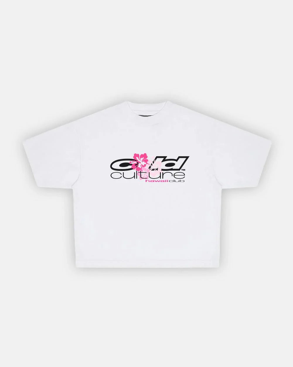 Cold Culture hawaii club tee white