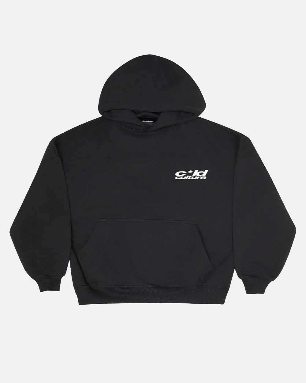 Cold Culture heart ashtray hoodie black