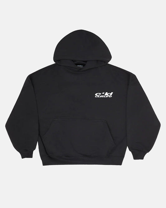 Cold Culture heart ashtray hoodie black