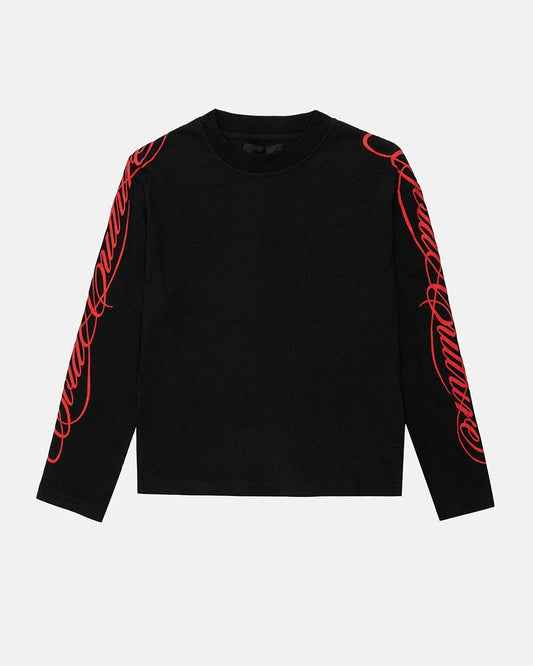 Cold Culture hidden cheetah long sleeve black