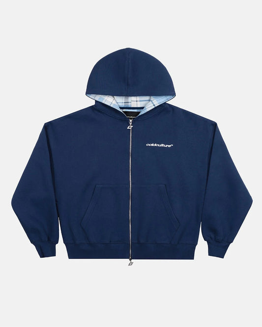 Cold Culture hide and seek zip hoodie navy