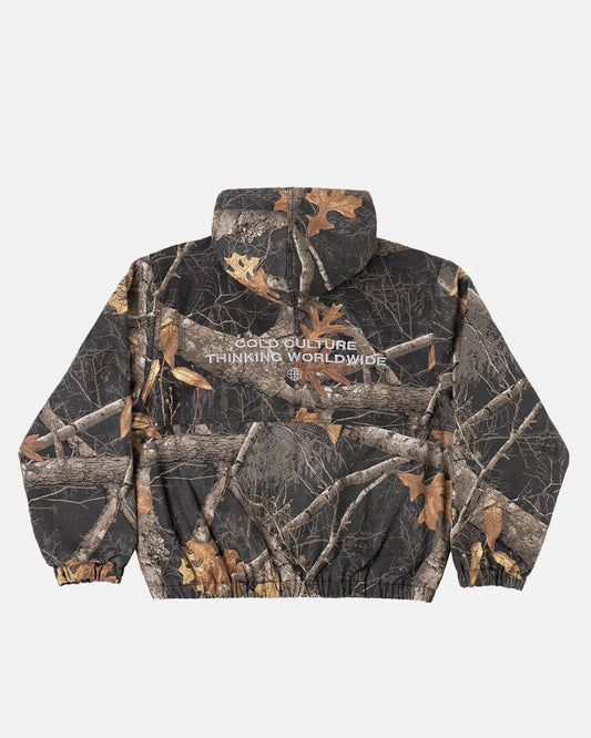 Cold Culture hooded jacket real tree black
