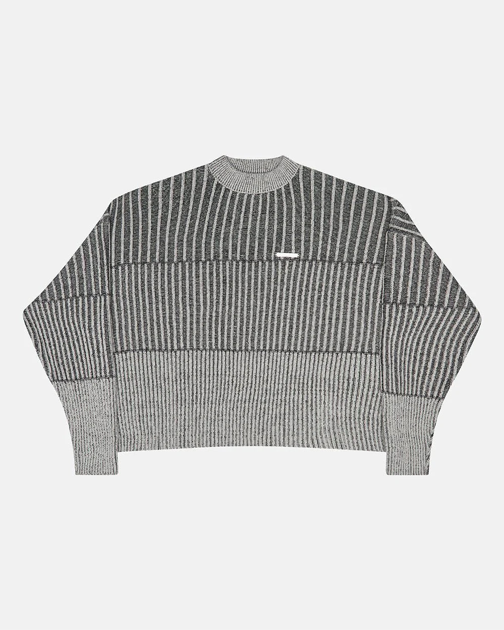 Cold Culture hyperlines knit black & grey