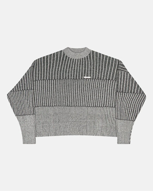 Cold Culture hyperlines knit black & grey