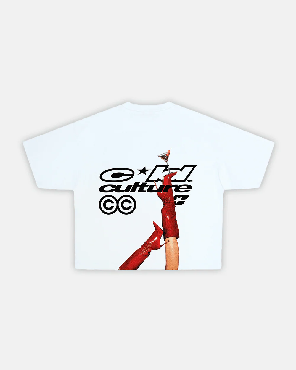 Cold Culture i swear its water tee white
