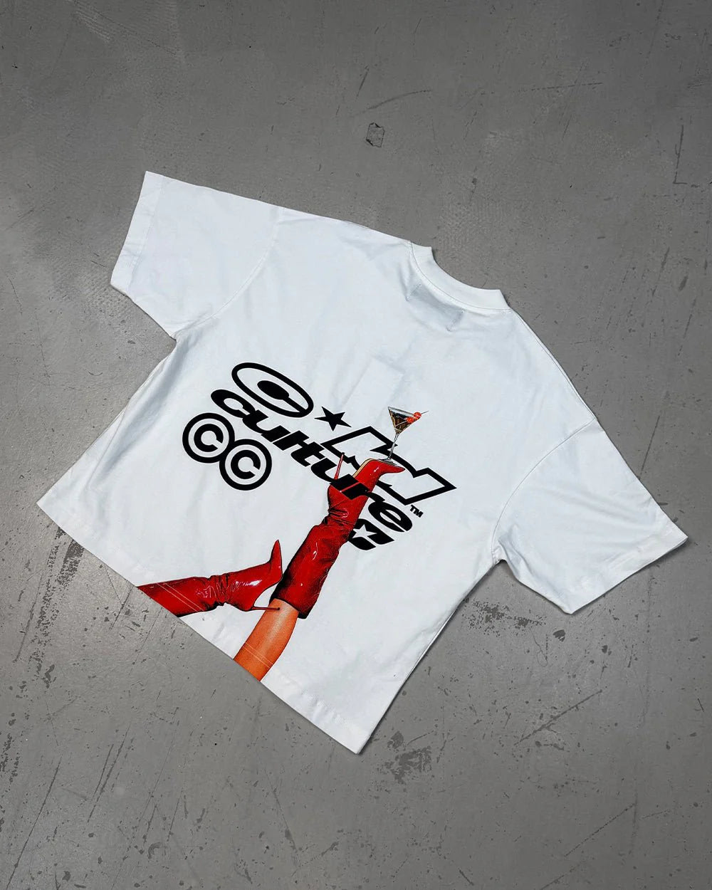Cold Culture i swear its water tee white