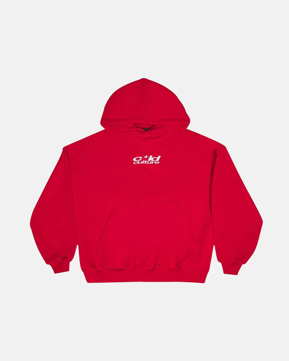 Cold Culture iconic cold hoodie red
