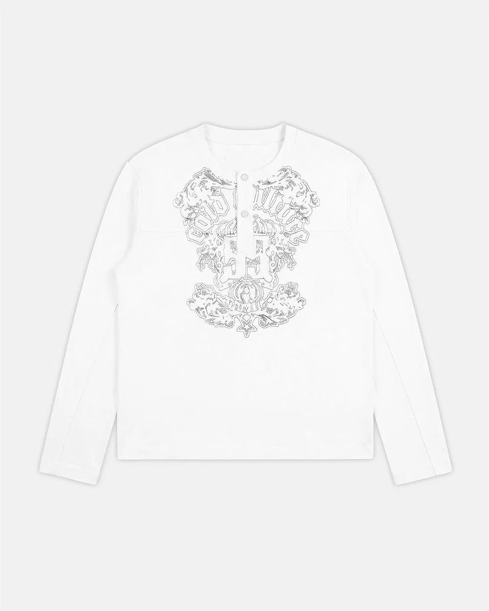 Cold Culture identity long sleeve white