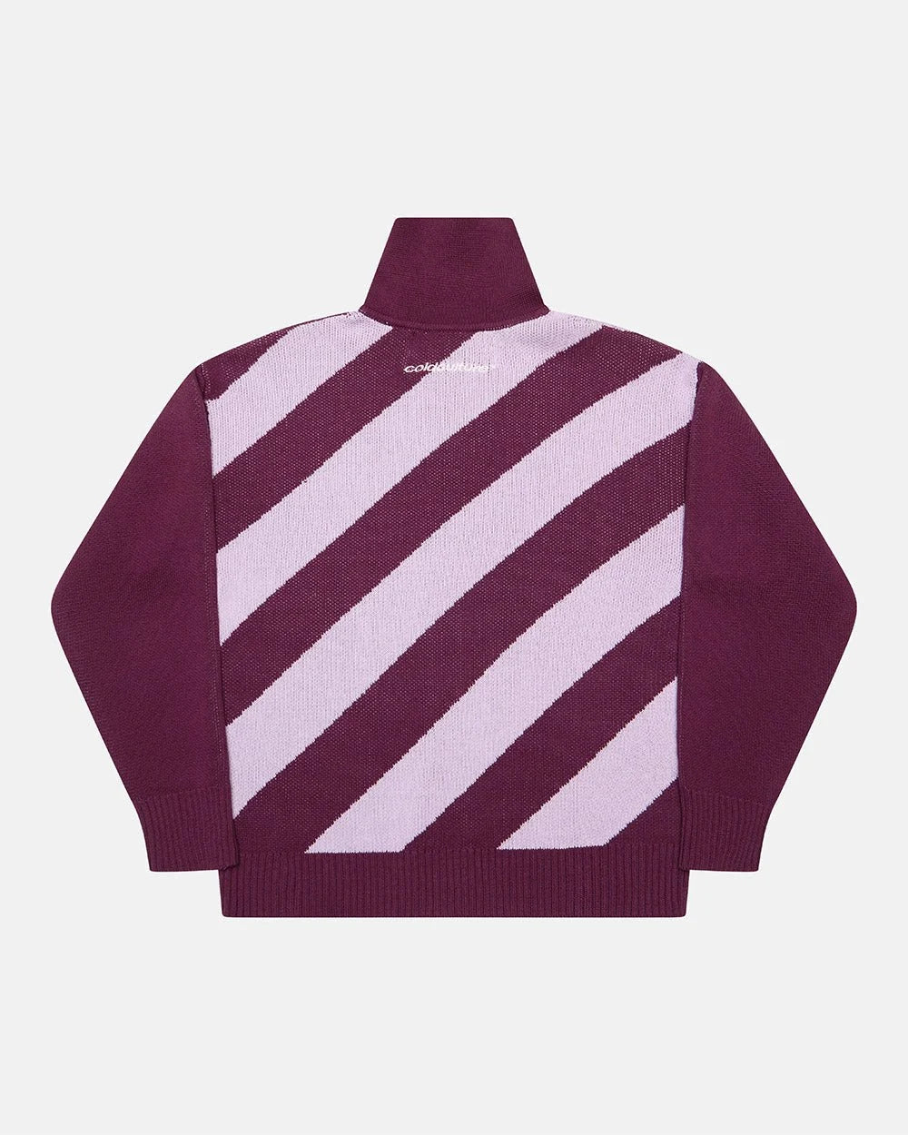 Cold Culture lines fusion knit pink & purple