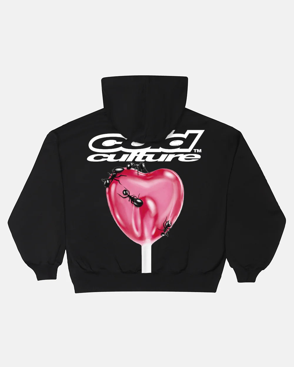 Cold Culture lollipop zip hoodie black