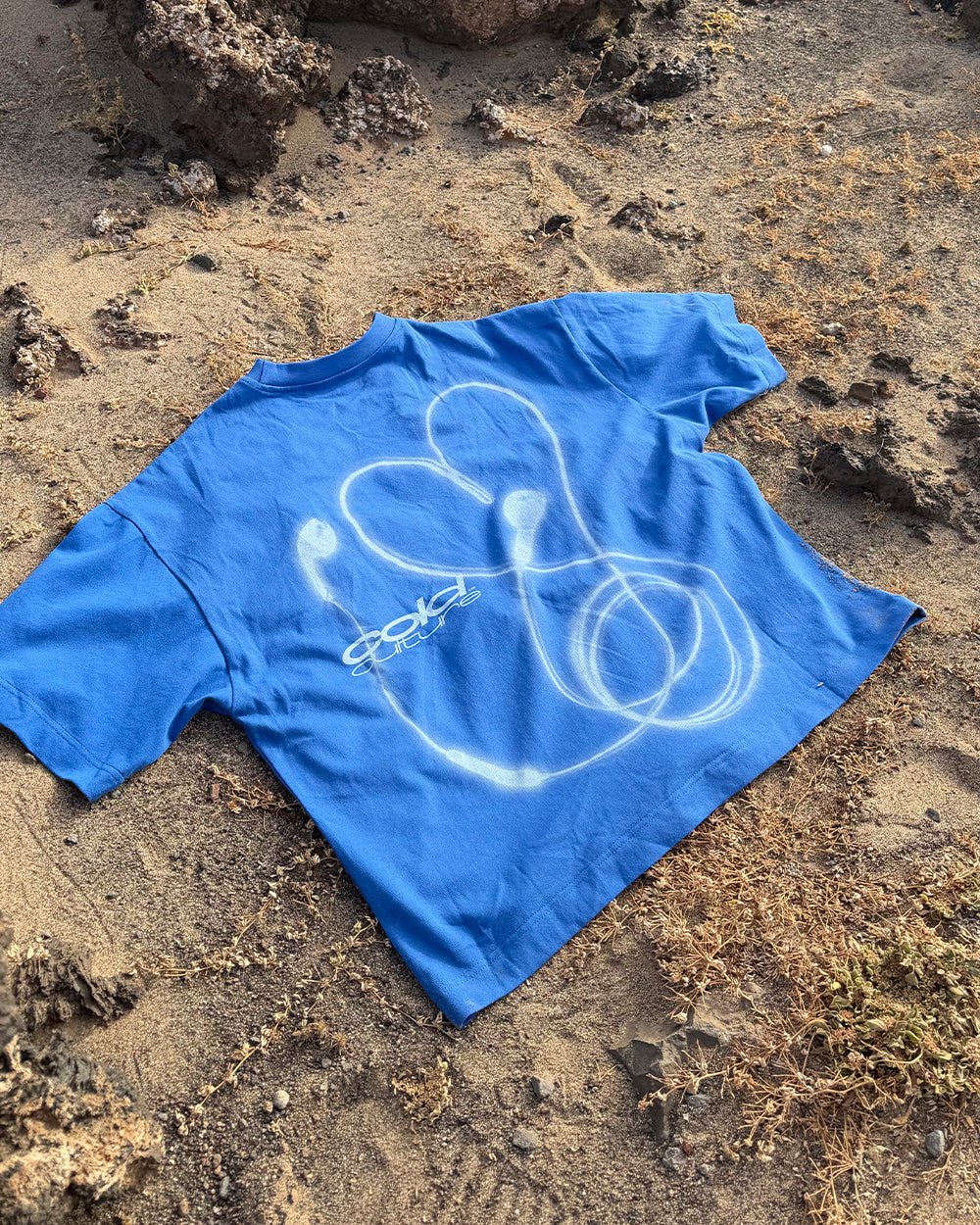 Cold Culture love pods tee blue
