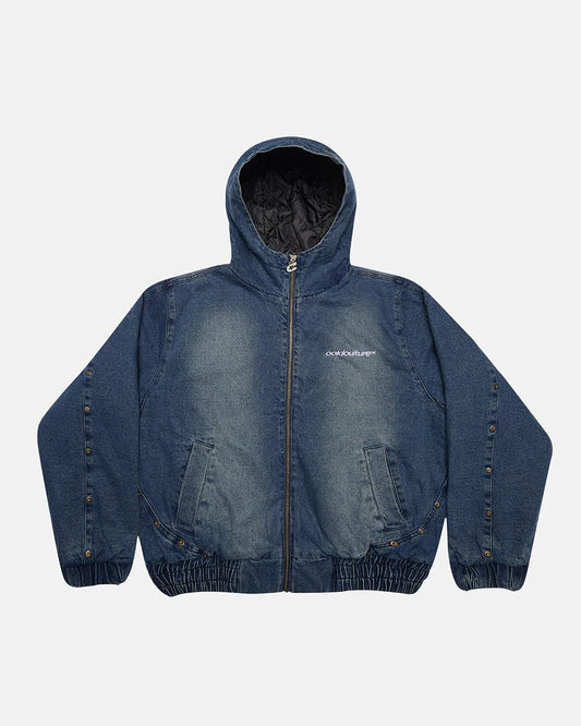 Cold Culture mike hooded jacket denim