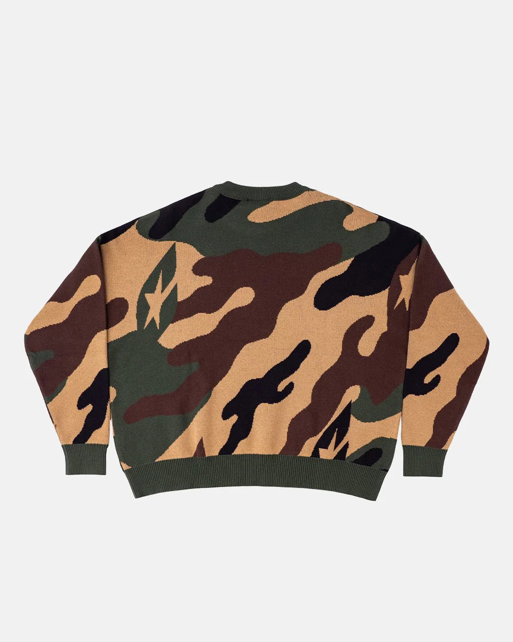 Cold Culture military knit green camo