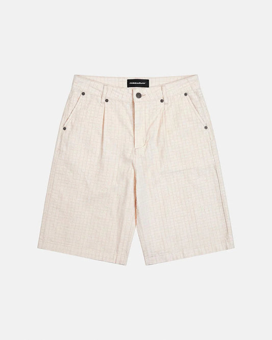 Cold Culture needle punch short white
