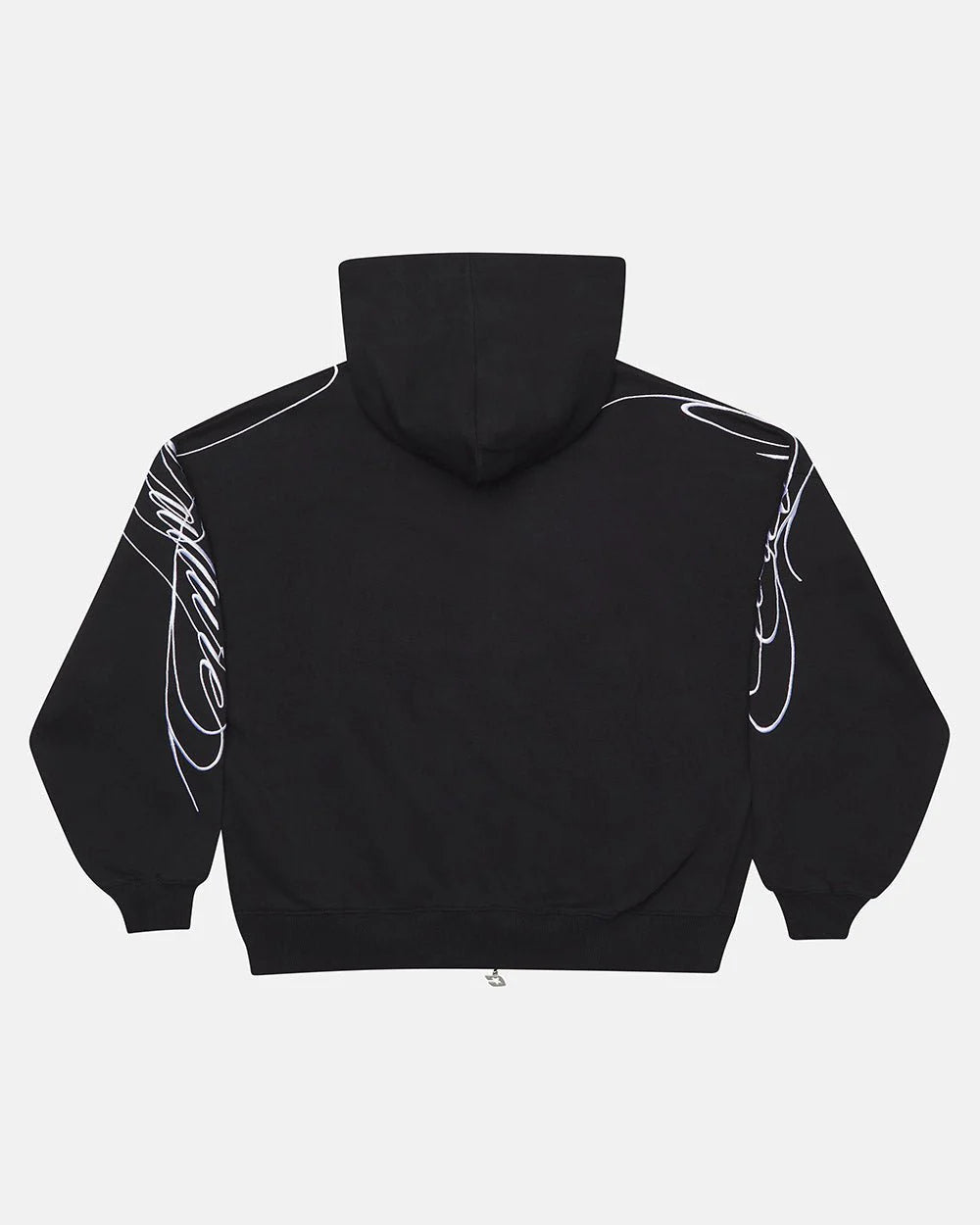 Cold Culture new script zip hoodie black