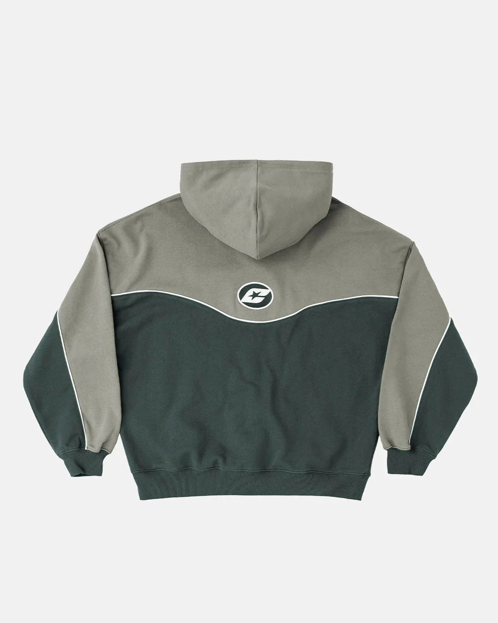 Cold Culture no risk zip hoodie grey scale